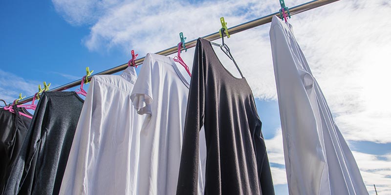 干してある洗濯物